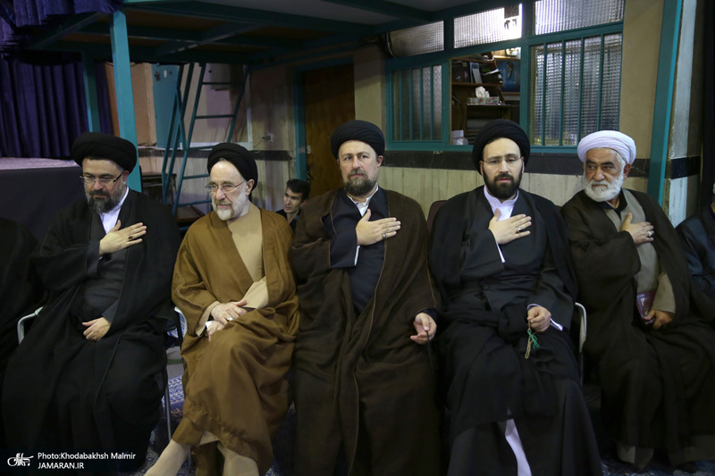 مراسم چهلمین روز در گذشت  آیت الله صانعی در حسینیه جماران  2