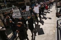 تظاهرات ضد جنگ رسانه ای