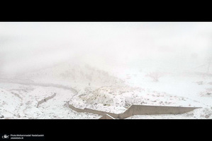 برف و مه در تهران - 21 دیماه 1401