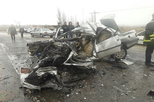 تصادف در جاده یاسوج به بابامیدان یک کشته برجا گذاشت