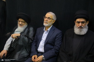 مراسم چهلمین روز تدفین رهبر شهید در دفتر آیت الله العظمی سیستانی در قم