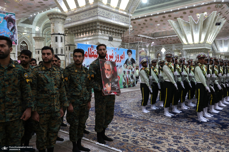 مراسم تجدید میثاق فرماندهان و کادر فراجا با آرمان‌های امام راحل