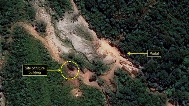 کره شمالی خبر فرو ریختن تونل سایت آزمایش‌های هسته‌ای را رد کرد