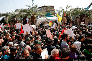 وداع باشکوه مردم تهران با شهید محسن حججی