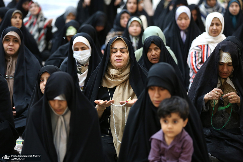 عزاداری شهادت حضرت امام جعفر صادق (ع) در حرم مطهر امام خمینی (س)