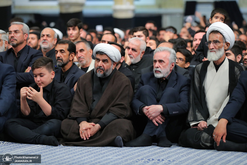 آخرین شب مراسم عزاداری حضرت اباعبدالله الحسین (ع) در حسینیه امام خمینی