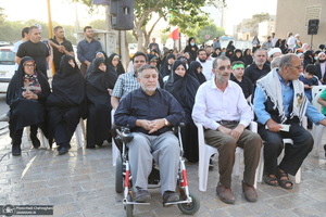 مراسم بزرگداشت رحلت امام خمینی (ره) و قیام 15 خرداد درجوار بیت تاریخی امام در قم