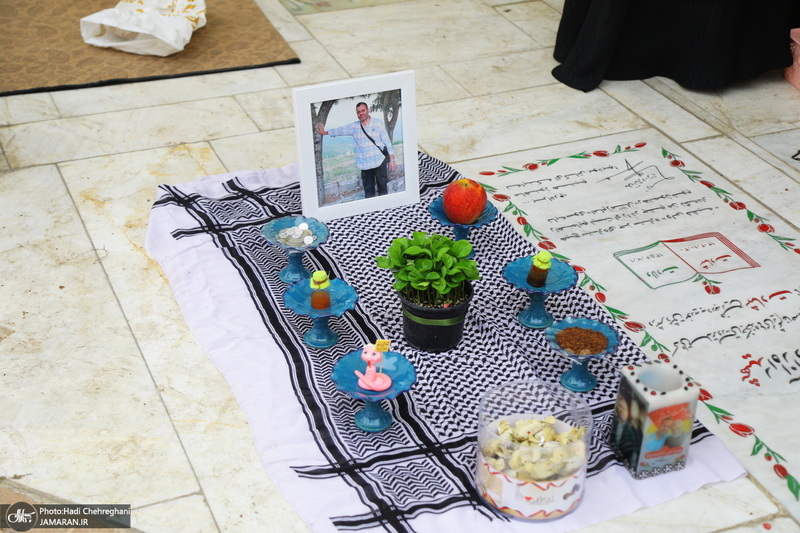 مراسم تحویل سال نو در گلزار شهدای قم‎