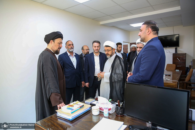 بازدید سید حسن خمینی از موسسه تنظیم و نشر آثار امام خمینی (س)