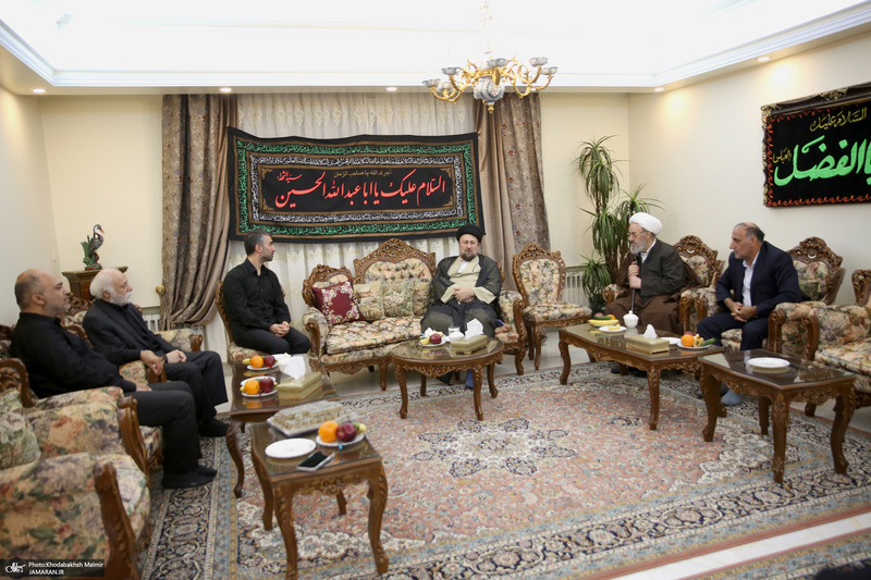 حضور سید حسن خمینی در منزل مرحوم حجت الاسلام و المسلمین حسینعلی نیری