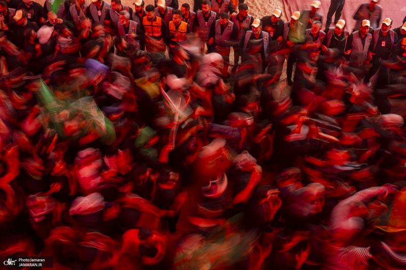 تصاویری از مراسم عزاداری عاشورا و شام غریبان در کربلای معلی