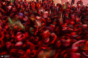 تصاویری از مراسم عزاداری عاشورا و شام غریبان در کربلای معلی