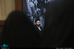 دیدار انجمن اسلامی دانشجویان دانشگاه شهید بهشتی با سید علی خمینی 