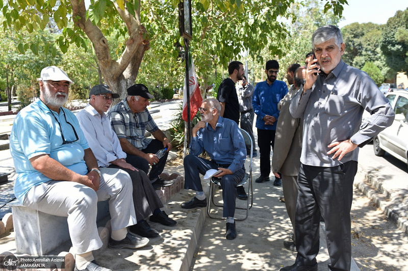 مراسم تشییع و خاکسپاری حاج محسن امین‌زاده