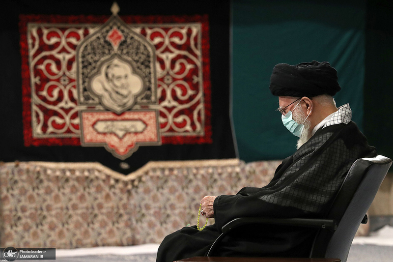 مراسم عزاداری شب عاشورای حسینی (ع) در حسینیه امام خمینی