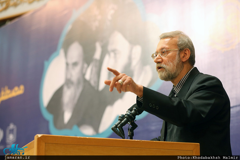 مراسم بزرگداشت چهلمین سالگرد شهادت آیت الله حاج سید مصطفی خمینی(ره)-4 علی لاریجانی پرتره علی لاریجانی