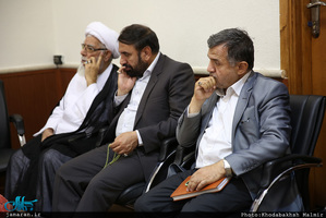 دیدار اعضای شورای مرکزی حزب موتلفه اسلامی با سید حسن خمینی 