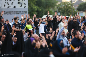 مراسم شهادت امام جعفر صادق (ع) در میدان امام حسین (ع)