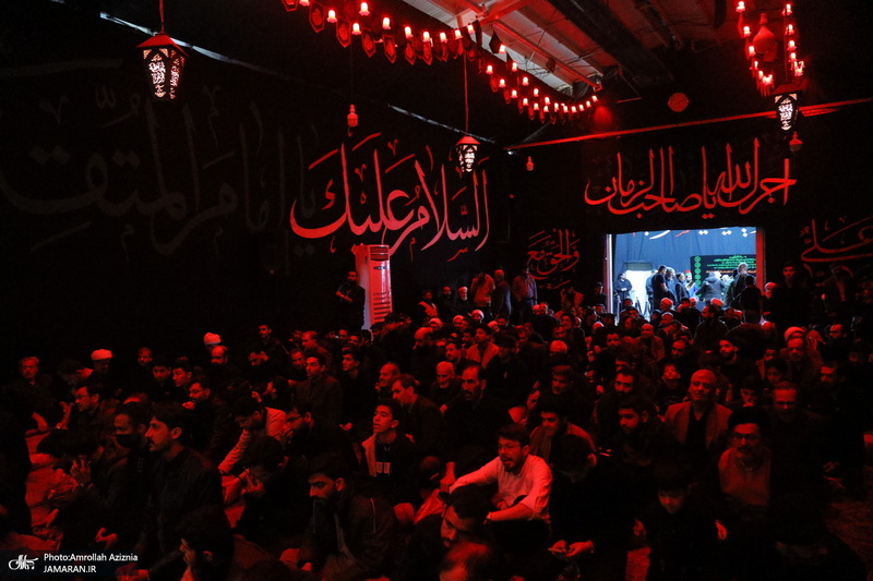 دسته عزاداری شهادت حضرت علی (ع) با حضور آیت‌الله العظمی وحید خراسانی