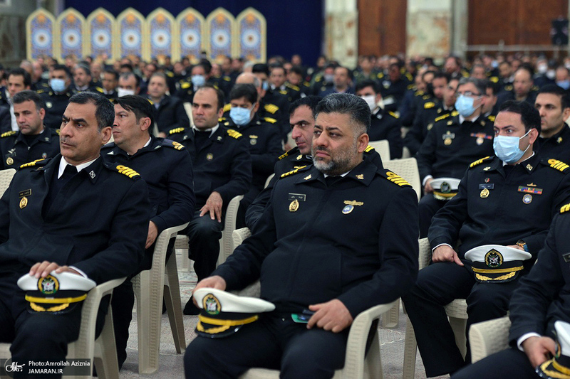 تجدید میثاق فرمانده و کارکنان نیروی دریایی ارتش جمهوری اسلامی ایران با آرمان‌های امام خمینی(س)