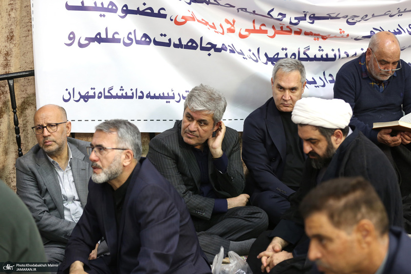 مراسم چهلم شهیدان لاریجانی در حرم مطهر حضرت معصومه (س) -2