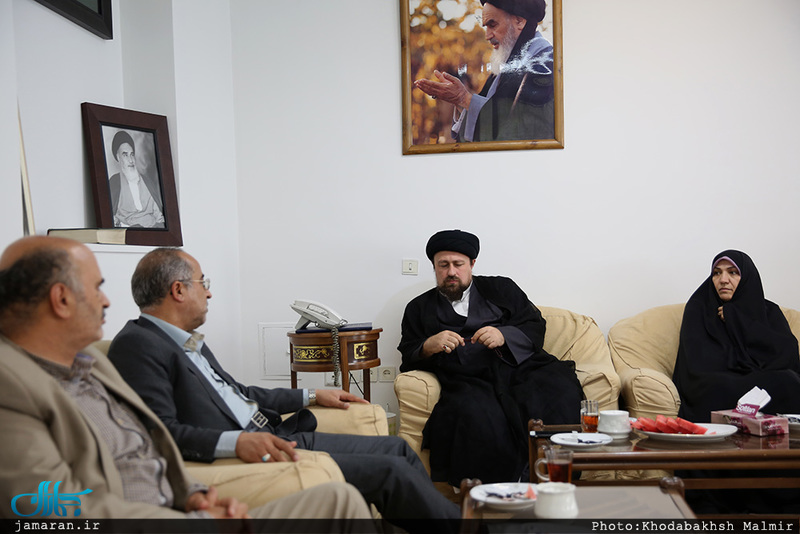 دیدار جمعی از اعضای شورای شهر مشهد با سید حسن خمینی 
