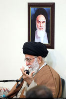 دیدار برگزیدگان جشنواره مالک اشتر با رهبر معظم انقلاب 