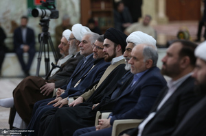 تجدید میثاق رئیس قوه قضاییه و مسئولان عالی قضایی با آرمان‌های حضرت امام (س)