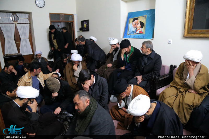 مراسنم عزاداری شهات حضرت زهرا(س) در بیت تاریخی امام خمینی در قم