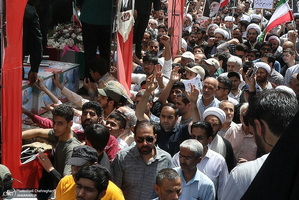 جمعه خشم و نصر و تشییع پنج شهید حمله رژیم صهیونیستی در قم