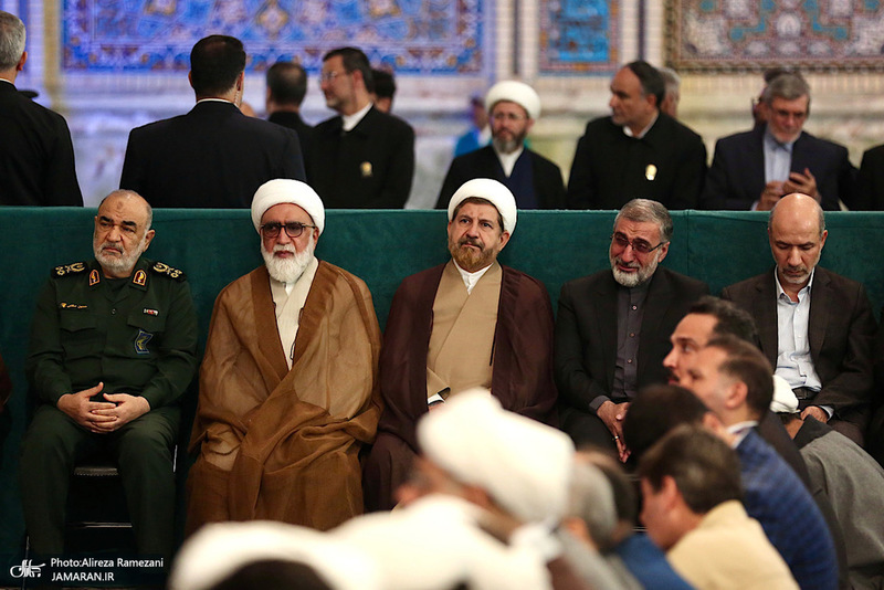 مراسم اولین سالگرد شهادت حجت الاسلام و المسلمین سید ابراهیم رئیسی در حرم مطهر رضوی