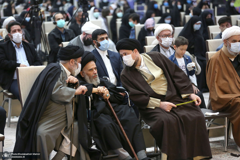 مراسم دوازدهمین سالگرد رحلت همسر گرامی امام و بیست و هفتمین سالگرد ارتحال سید احمد خمینی (ره)