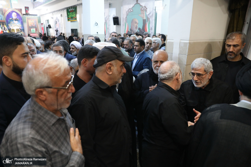 مراسم چهلمین روز شهادت سپهبد حسین سلامی