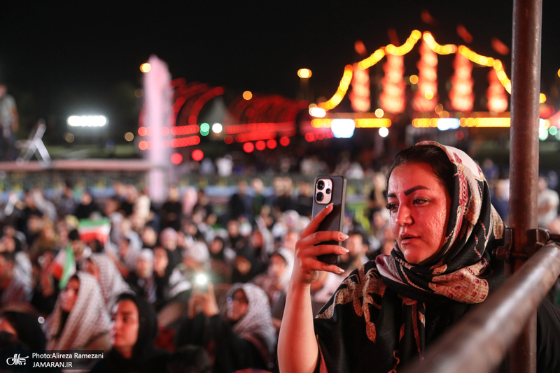 اجتماع مردم تهران در حمایت از مردم مظلوم غزه