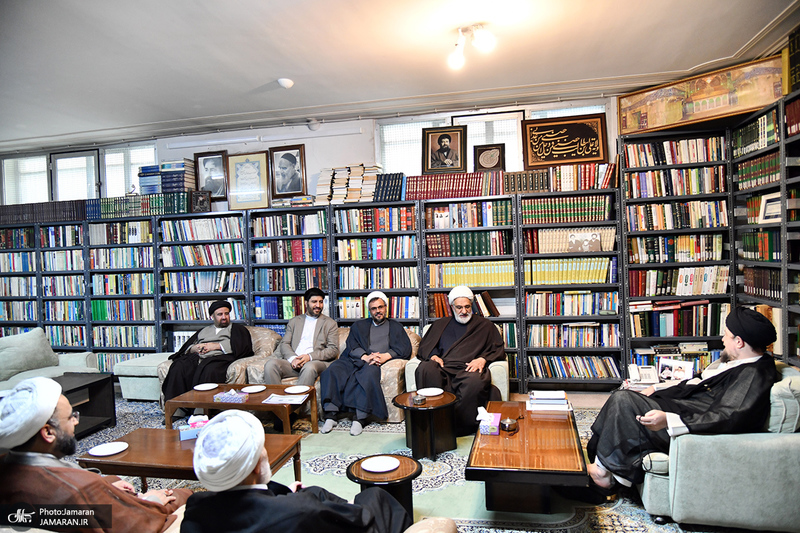 دیدار مدیر حوزه علمیه خراسان با سید حسن خمینی