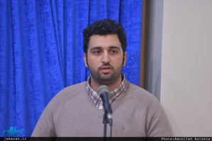 ديدار جمعى از دانشجويان دانشگاه علوم پزشكى شهيد بهشتى با سید حسن خمینی