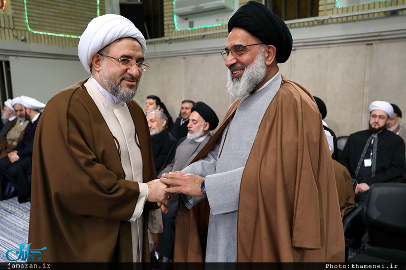 دیدار مسئولان نظام و میهمانان کنفرانس وحدت اسلامى با رهبر معظم انقلاب