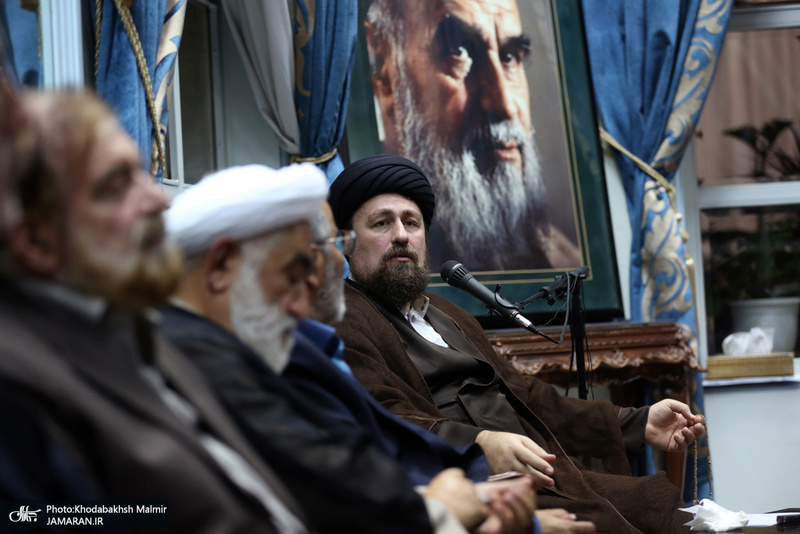 دیدار اعضای ستاد مرکزی بزرگداشت حضرت امام خمینی(س) با سید حسن خمینی