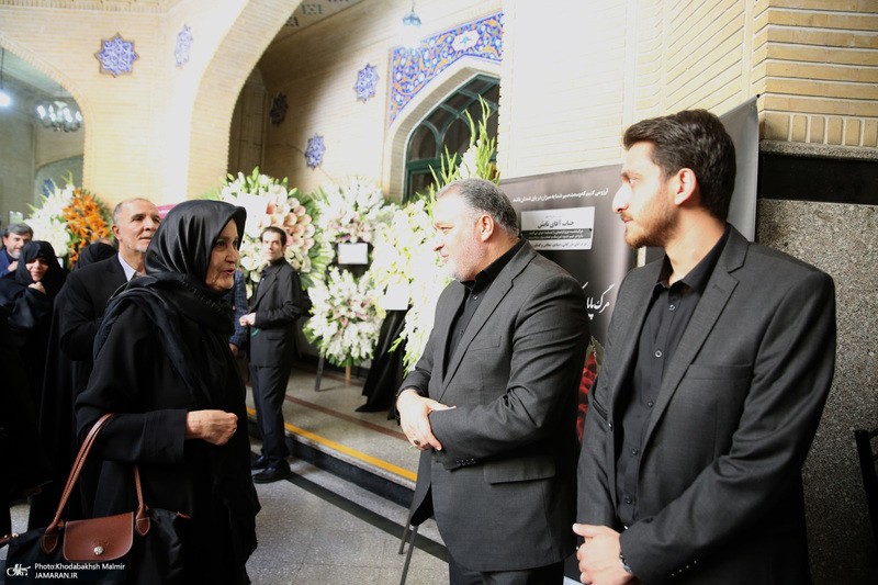 مراسم یادبود حاجیه خانم خدیجه خاتمی در مسجد امیرالمومنین (ع) -1