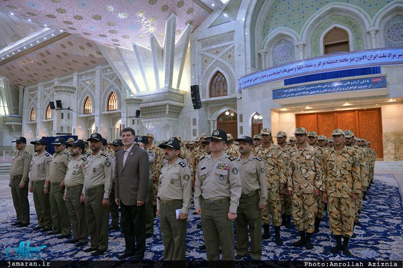 تجدید میثاق مرکز آموزش دژبان شهید اسدی کهریزک‎ با آرمان های حضرت امام(س) 