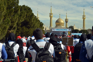 آئین آغاز طرح ملی خدمات نوروزی جمعیت هلال احمر در جوار حرم مطهر امام خمینی (س)