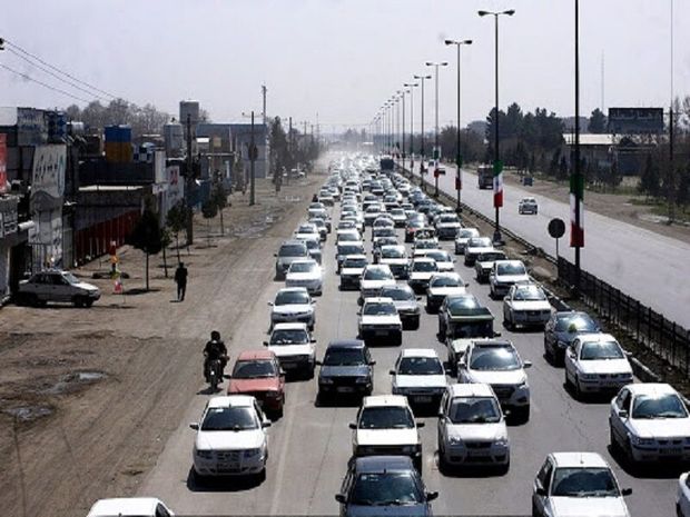 ترافیک جاده هراز به سمت شمال سنگین است