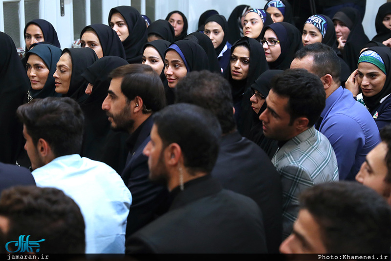 دیدار مدال‌آوران کاروان ورزشی ایران در بازی‌های آسیایی با رهبر معظم انقلاب