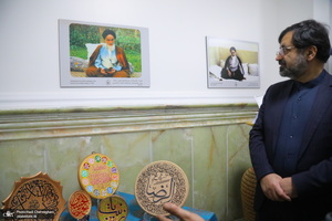 مراسم افتتاح دهمین نمایشگاه قرآن و عترت استان قم در مجتمع فرهنگی یادگار امام‎