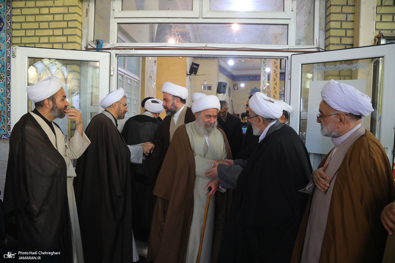 مراسم ختم مادر حجت الاسلام و المسلمین رسول جعفریان