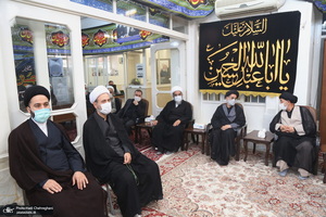 مراسم شهادت امام حسن مجتبی(ع) در بیت آیت الله العظمی فاضل لنکرانی(ره)