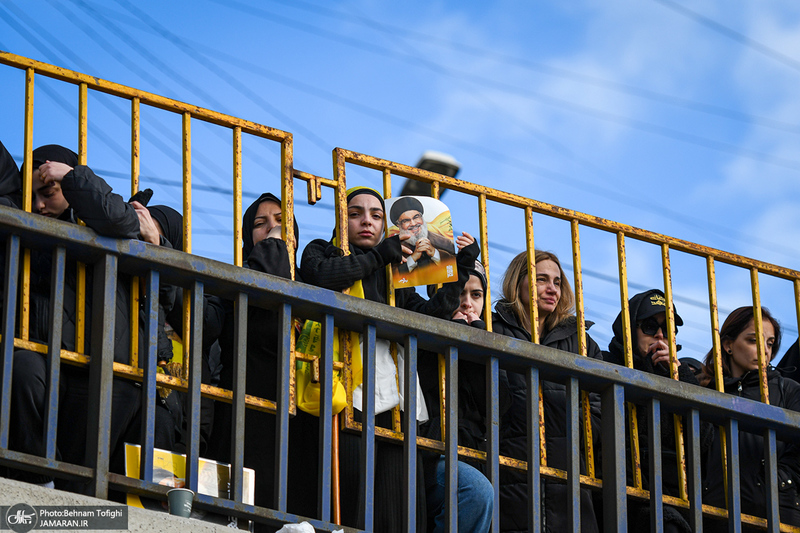  تصاویر اختصاصی جماران از متن و حاشیه مراسم تشییع شهیدان سید حسن نصرالله و سید هاشم صفی الدین -2