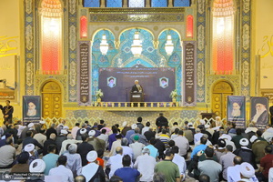 مراسم سالروز رحلت امام خمینی (س) از سوی مقام معظم رهبری در حرم حضرت معصومه(س)