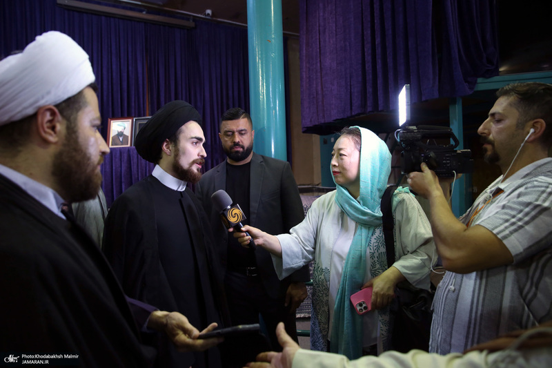 گردهمایی روحانیون حامی مسعودپزشکیان در حسینیه جماران