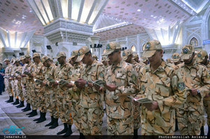 تجدید میثاق مرکز آموزش دژبان شهید اسدی کهریزک‎ با آرمان های حضرت امام(س) 